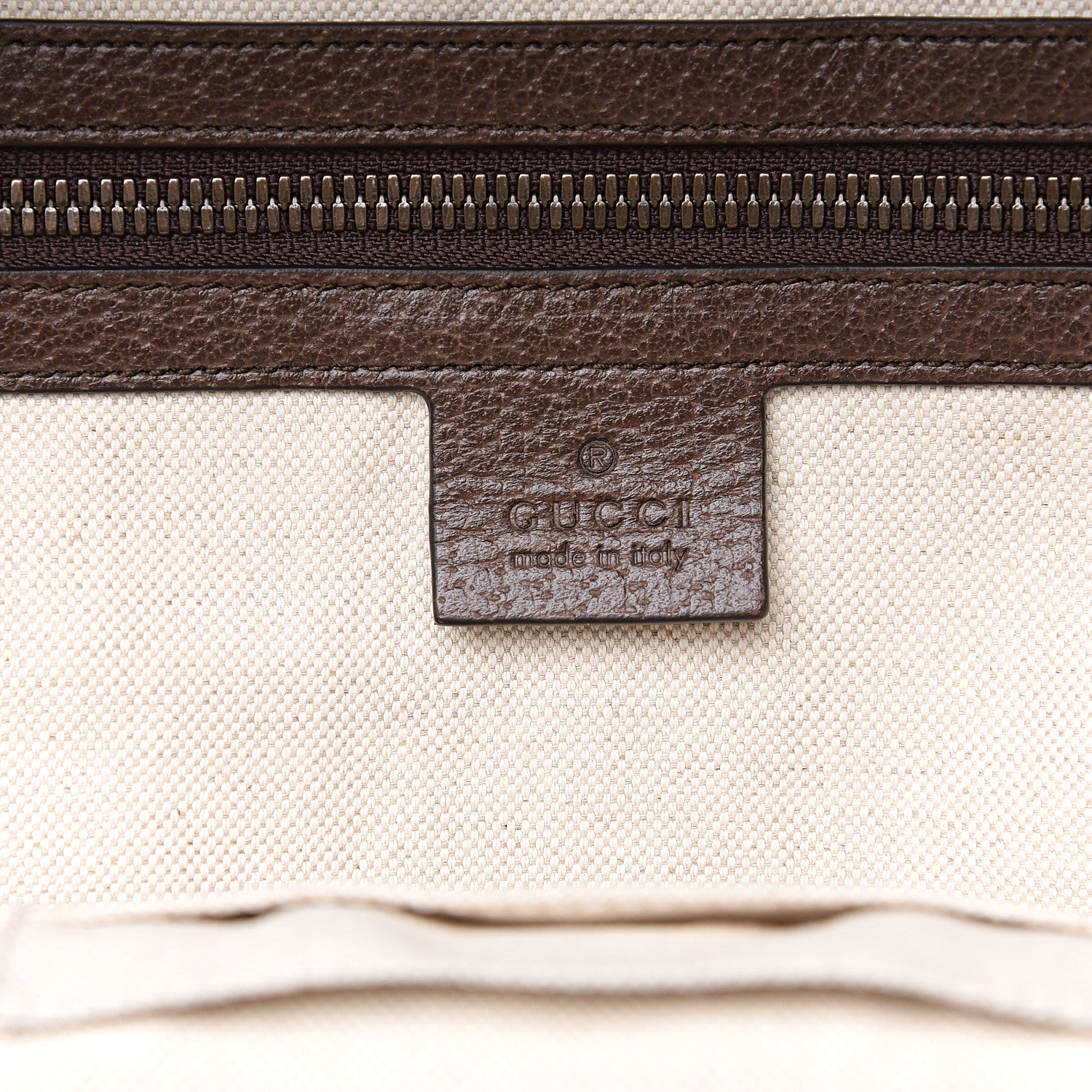 Gucci GG Supreme Monogram Calfskin Web Small Ophidia Day Backpack Beige Ebony New Acero 5 of 12