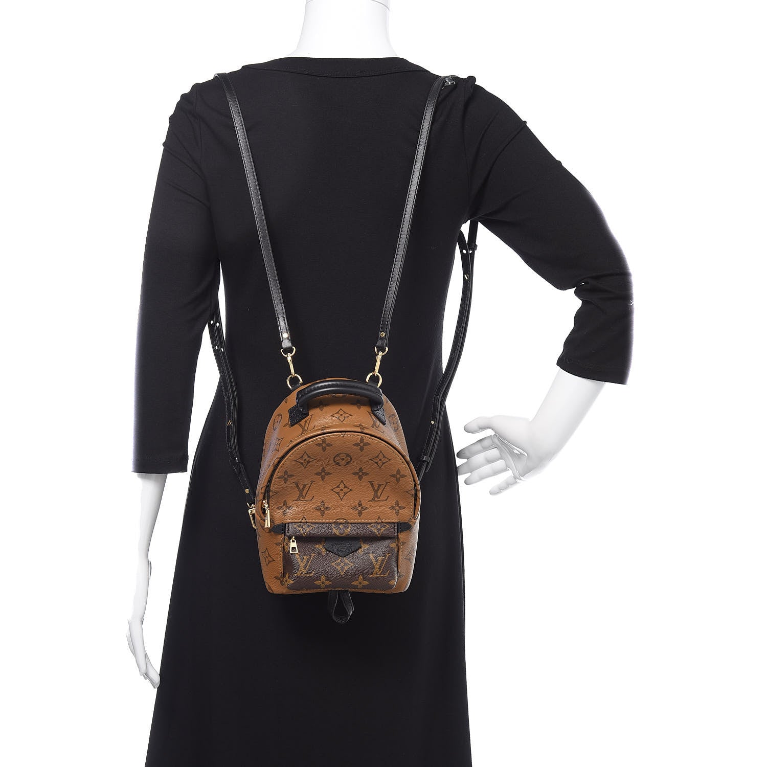 Louis Vuitton Reverse Monogram Palm Springs Backpack Mini 2 of 10