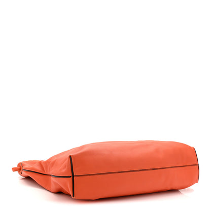 Loewe Calfskin Small Flamenco Knot Hobo Orange 4 of 11