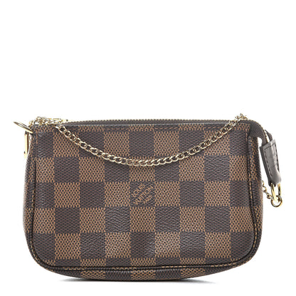 Louis Vuitton Damier Ebene Mini Pochette Accessories 1 of 8