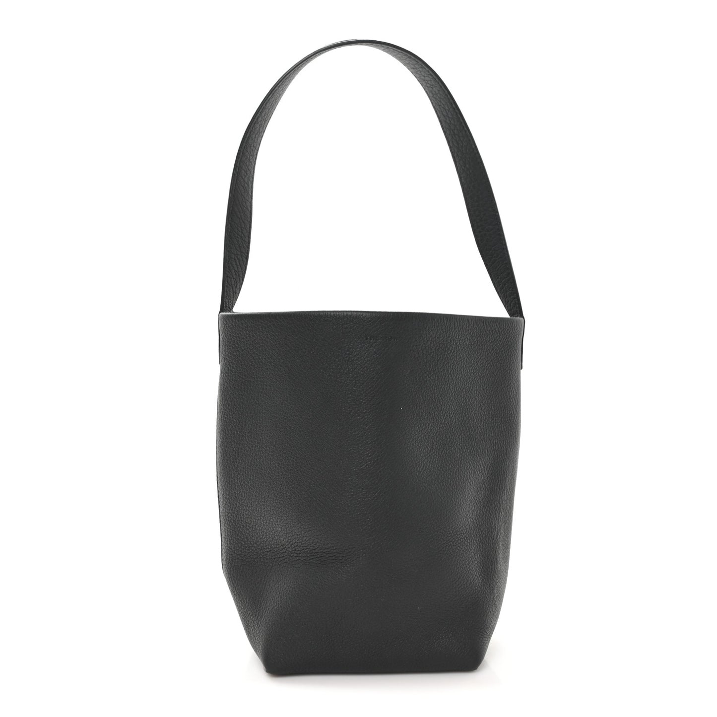 Grained Calfskin Small N/S Park Tote Black
