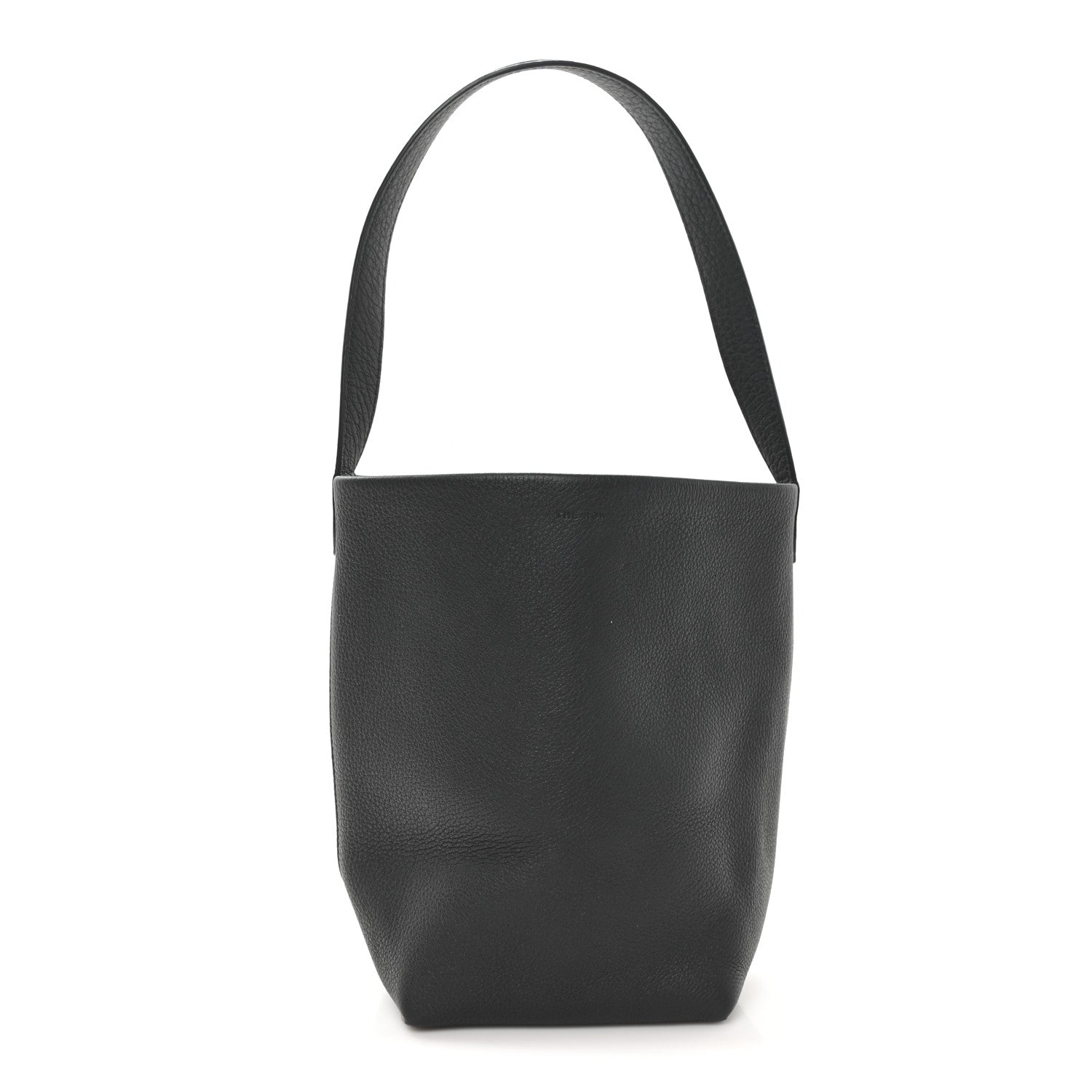 The Row Grained Calfskin Small N/S Park Tote Black 1 of 8