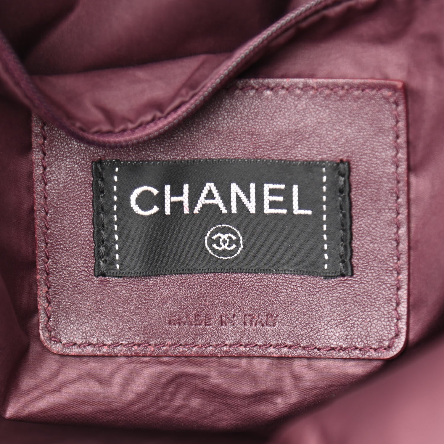 Chanel Nylon Embossed Small Doudoune Backpack Black Grey White 6 of 15