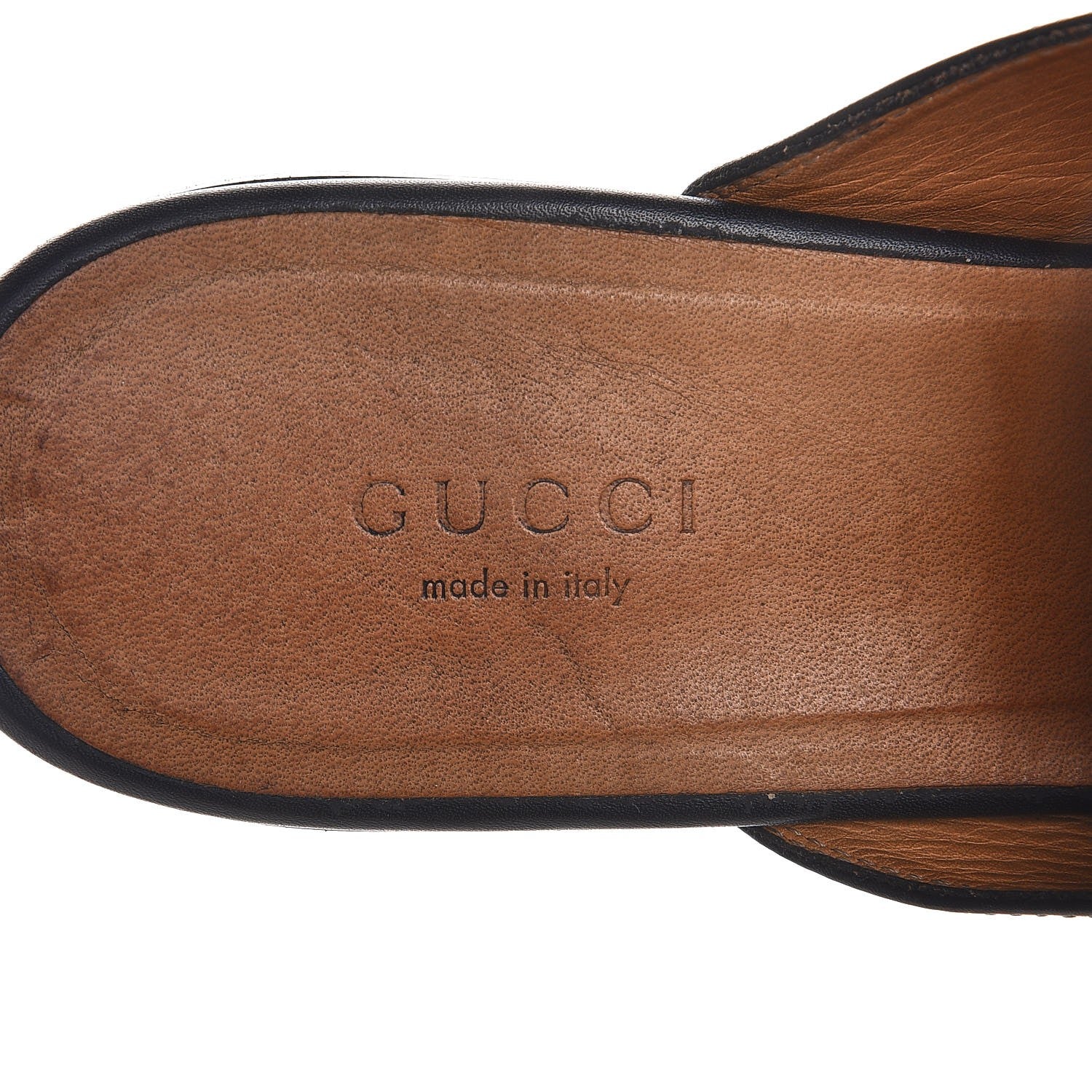 Gucci Calfskin Womens Princetown Slippers 38.5 Black 12 of 16