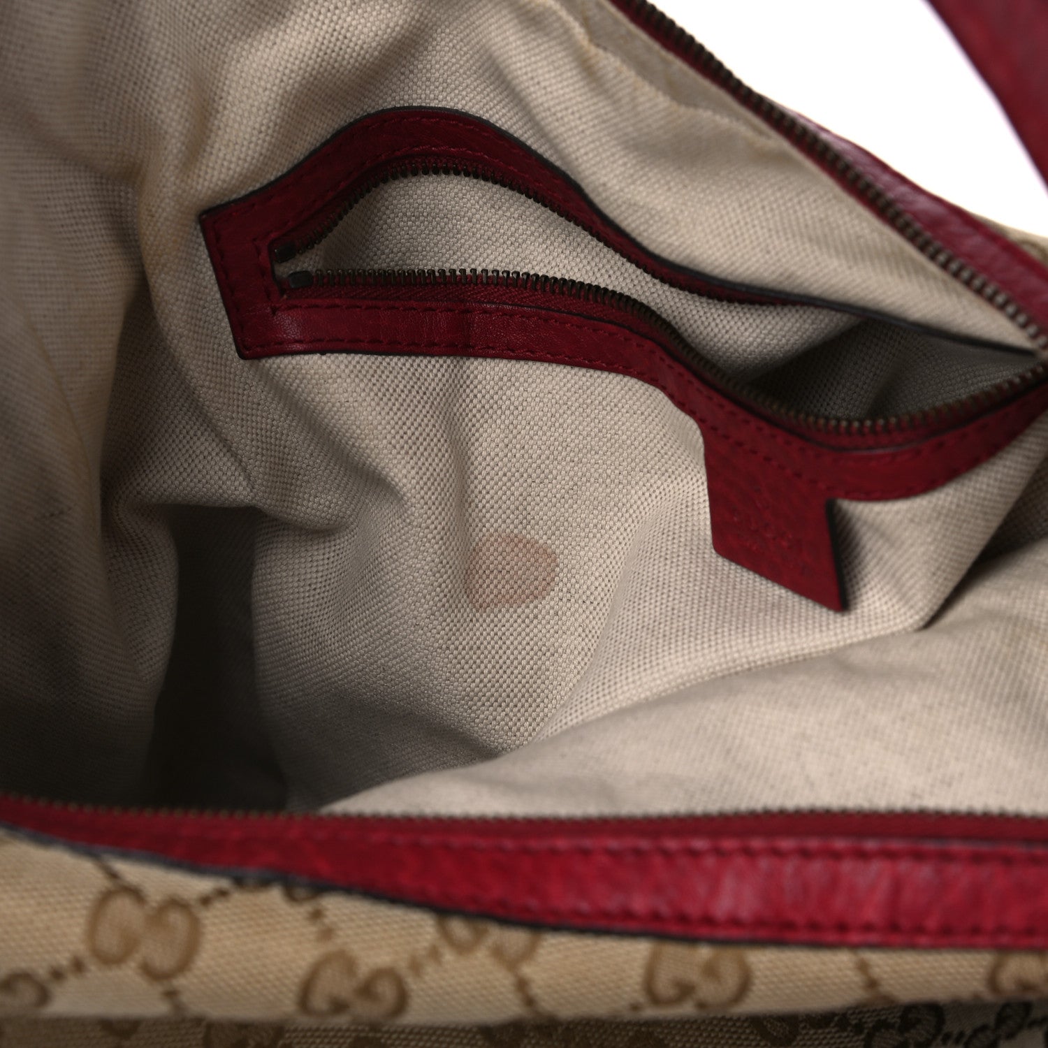Gucci Monogram Small Miss GG Hobo Red 9 of 21