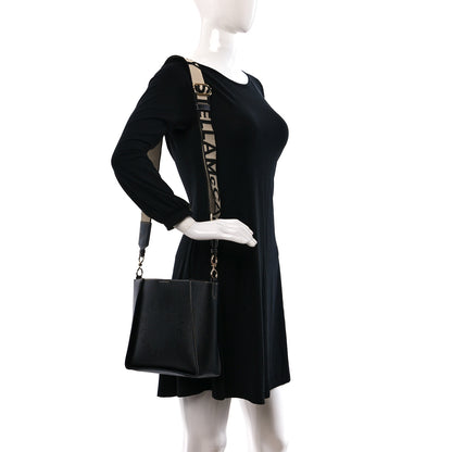 Stella McCartney Eco Alter Nappa Perforated Logo Mini Crossbody Black 2 of 8