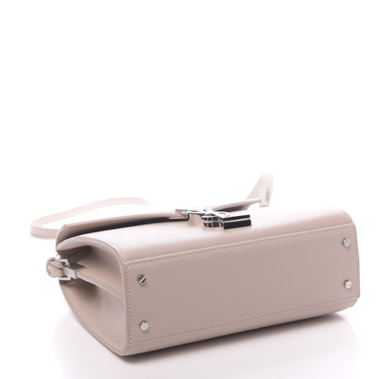 Saint Laurent Grain de Poudre Mini Classic Monogram Cassandra Top Handle Marble Pink 4 of 9