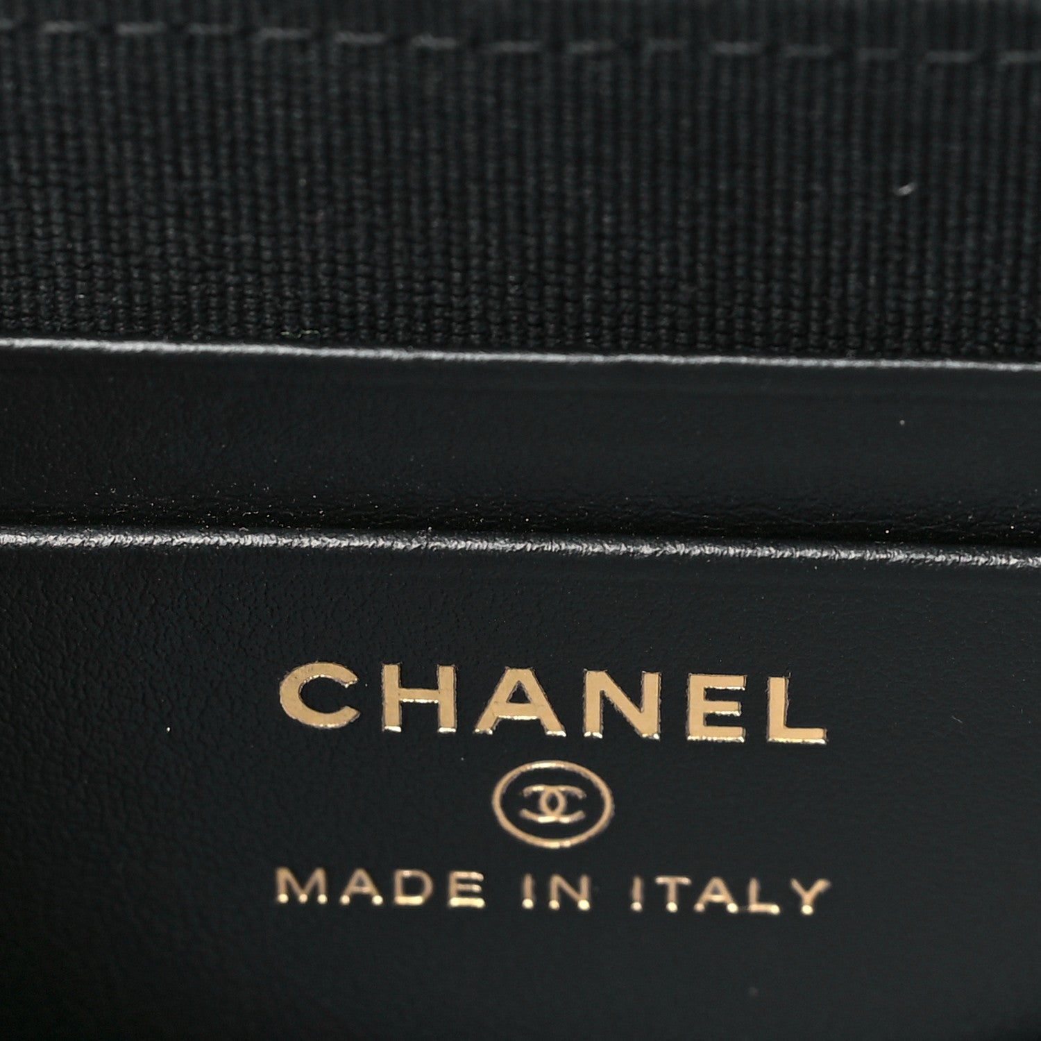 Chanel Lambskin Quilted Phone Holder Flap Black 6 of 10