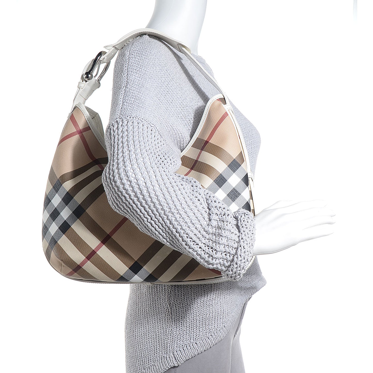 Supernova Check Medium Barton Hobo White
