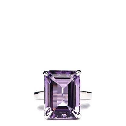 Tiffany Sterling Silver Amethyst Sparklers Cocktail Ring 52 6 1 of 6