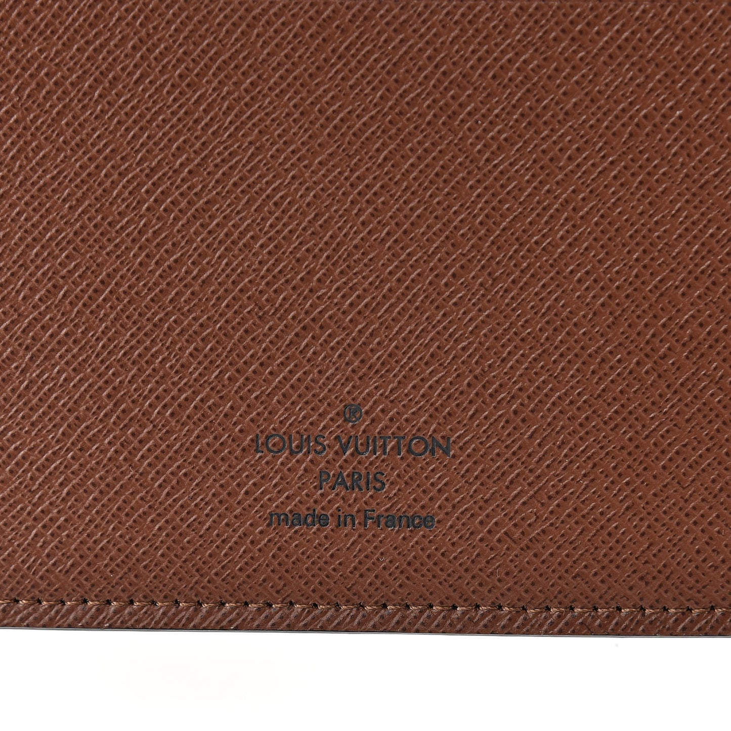 Monogram Desk Agenda Cover