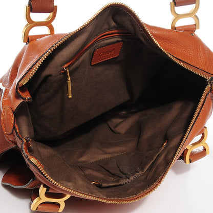 Chloe Calfskin Large Marcie Satchel Tan 5 of 12
