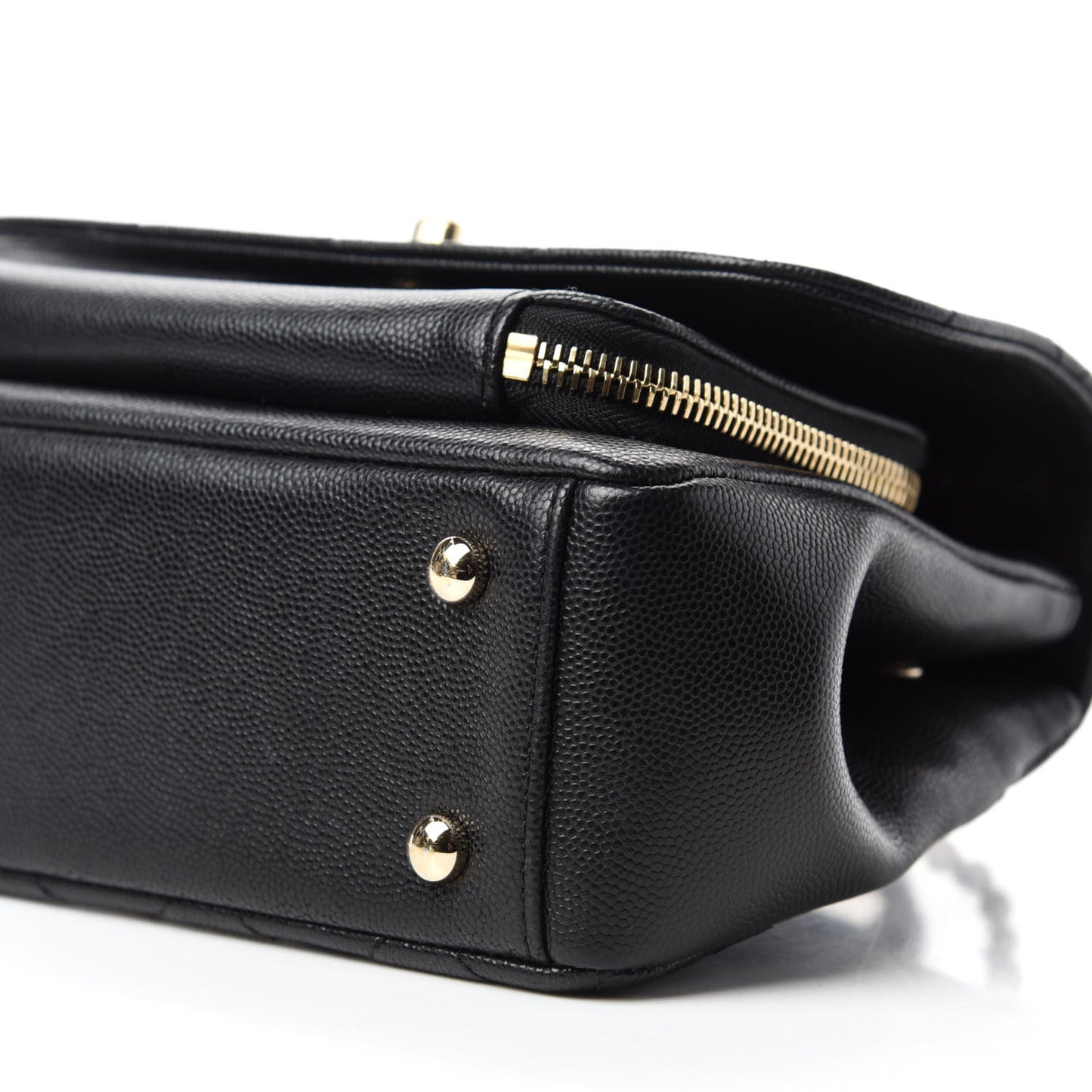Caviar Quilted Small Business Affinity Flap Black