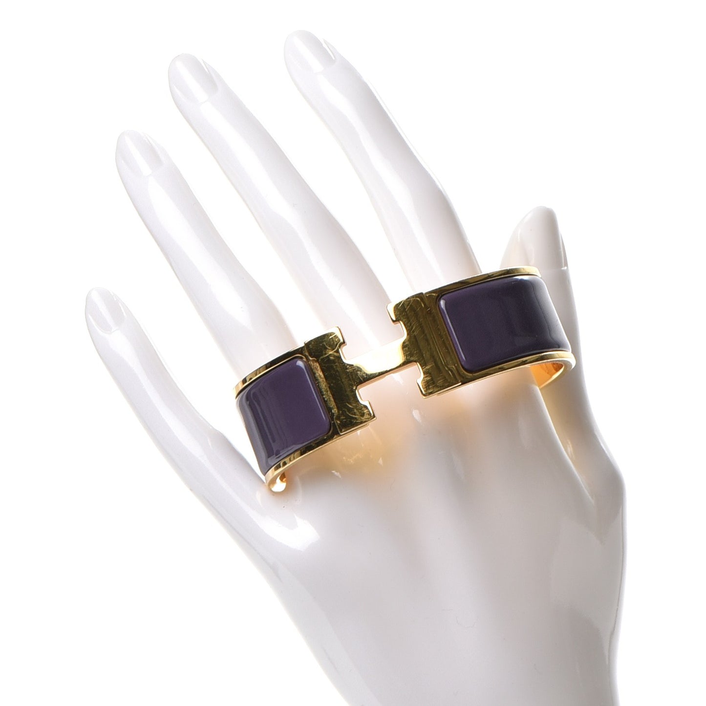 Enamel Wide Clic Clac H Bracelet GM