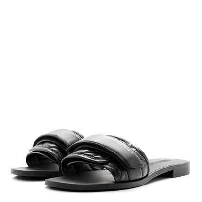 Christian Dior Calfskin Cannage Dio(r)evolution Slide Sandals 37 Black 3 of 8