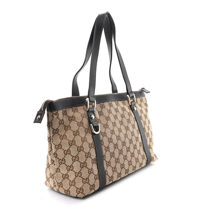 Gucci Monogram Medium Abbey Tote Brown 3 of 10