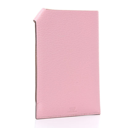 Hermes Chevre Mysore Tarmac PM Passport Holder Rose Sakura 3 of 9