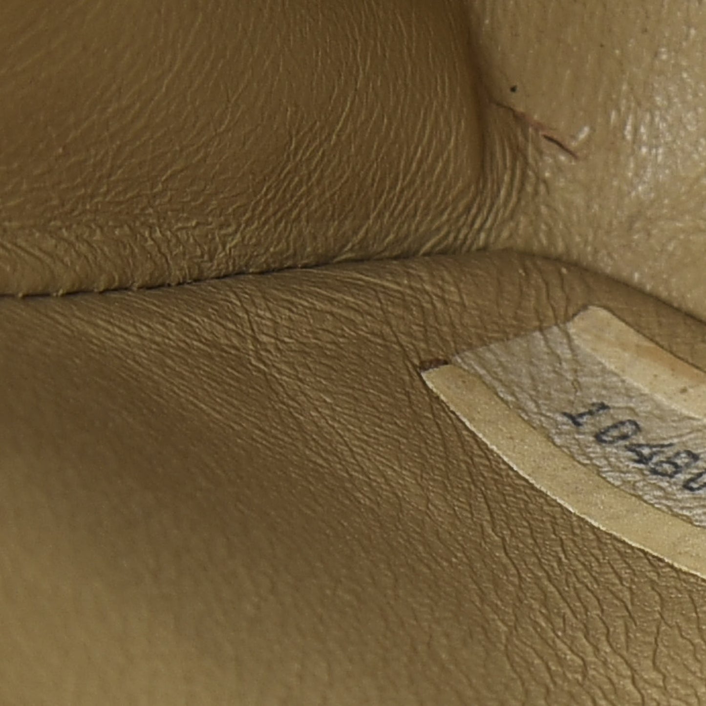 Lambskin Quilted Medium Double Flap Beige