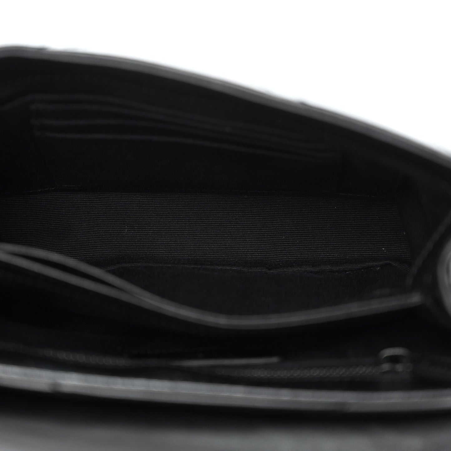 Calfskin Y Quilted Monogram Toy Loulou Crossbody Bag Black