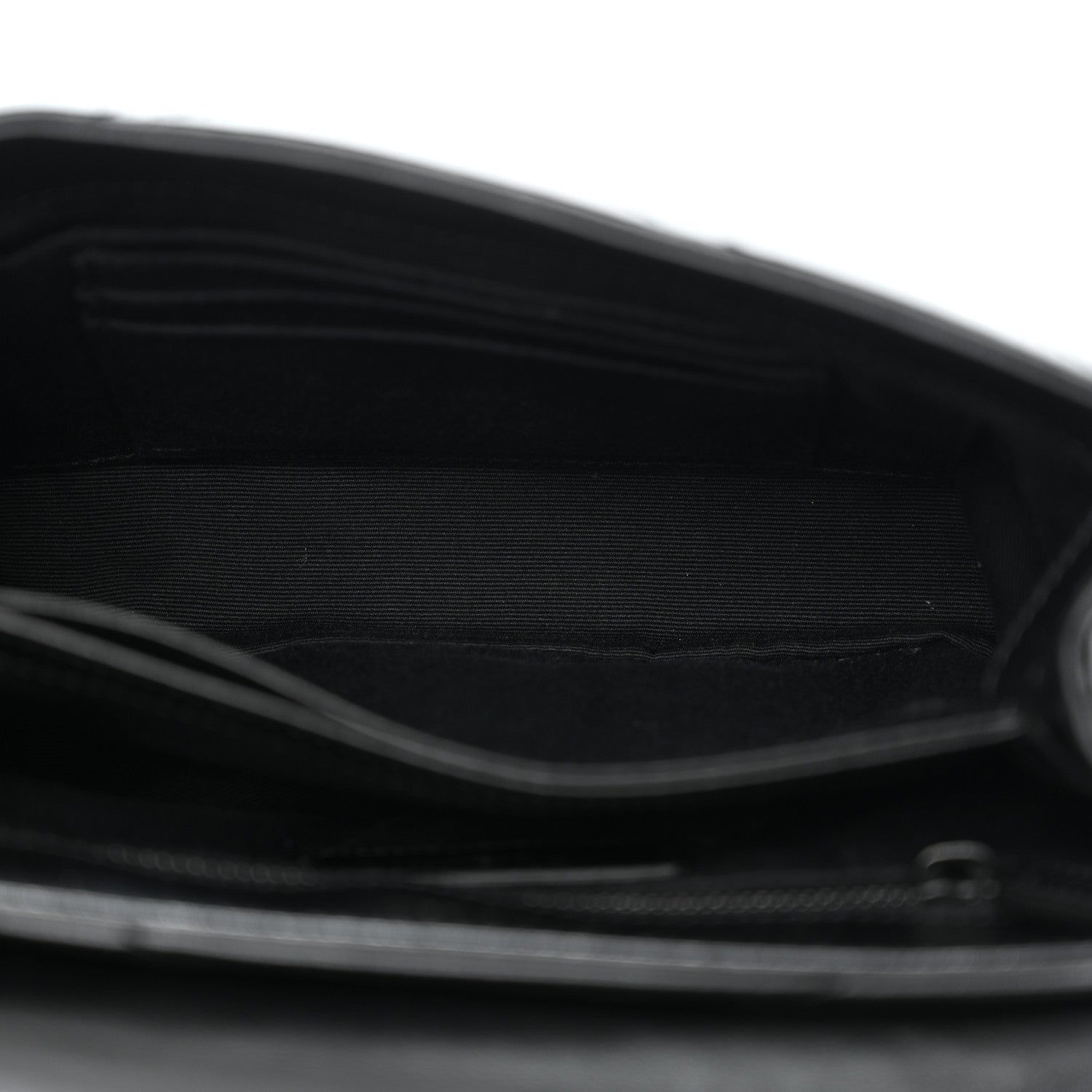 Saint Laurent Calfskin Y Quilted Monogram Toy Loulou Crossbody Bag Black 5 of 11