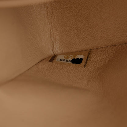 Chanel Caviar Quilted Medium Double Flap Beige Clair 9 of 9