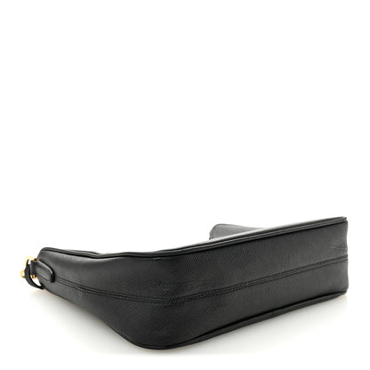 Prada Saffiano Lux Re-Edition 2005 Shoulder Bag Black 4 of 11