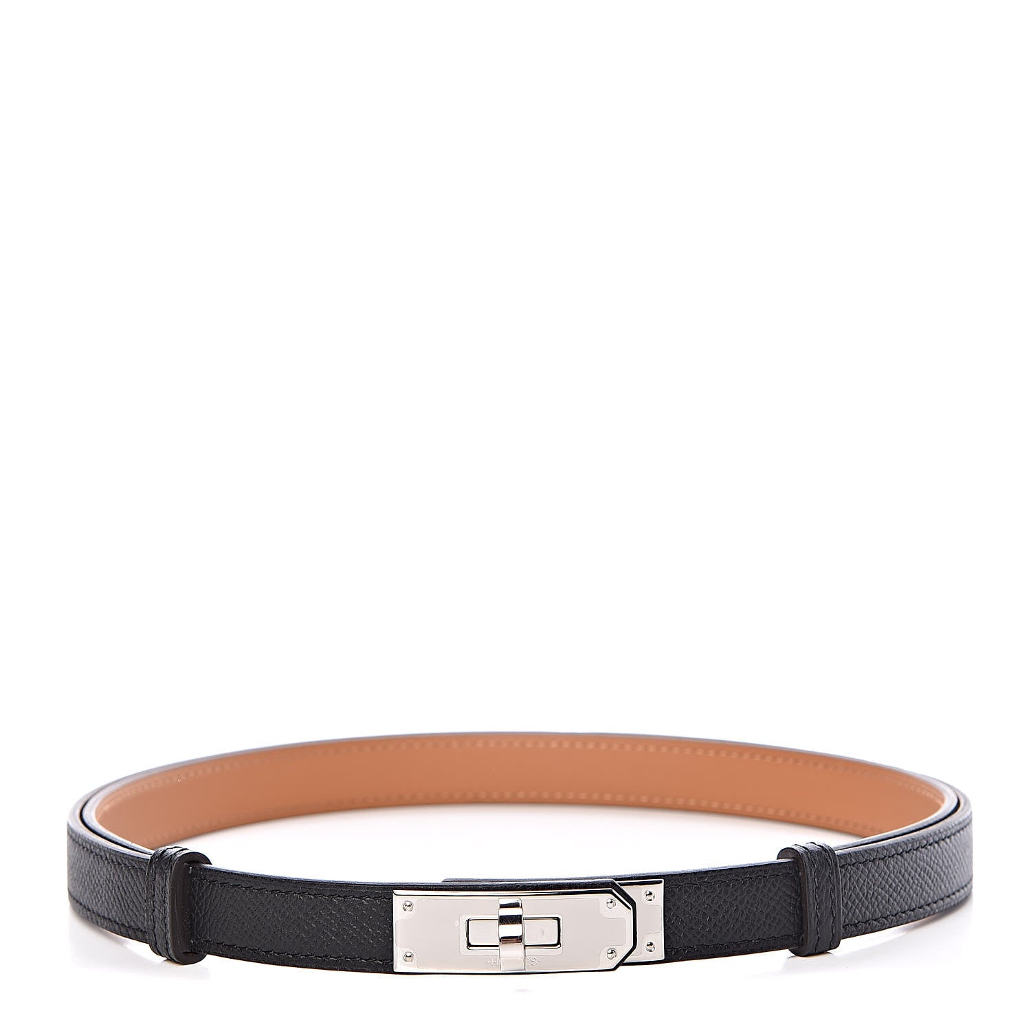 Hermes Epsom Kelly Belt Black 1 of 6
