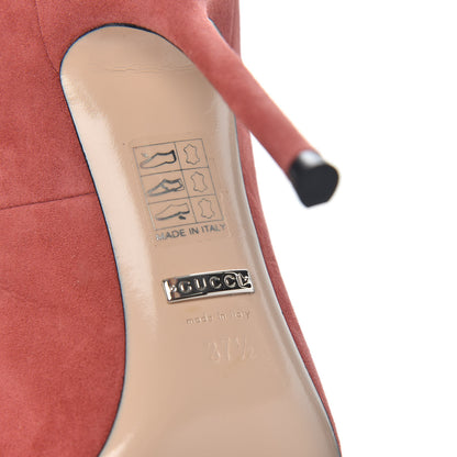 Gucci Suede Dionysus Pumps 37.5 Lipstick Rose 9 of 11