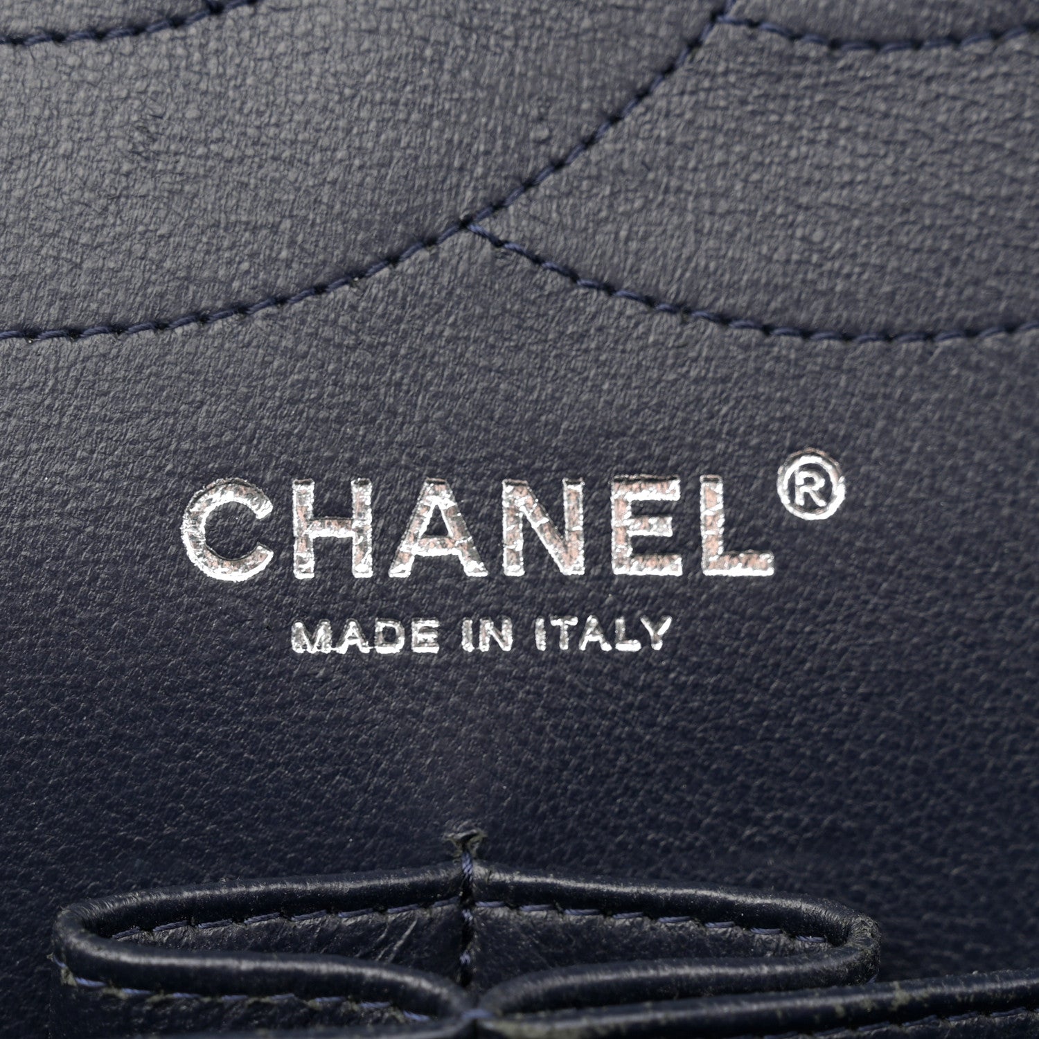 Chanel Aged Calfskin Quilted 2.55 Reissue 227 Flap Navy Blue 6 of 13