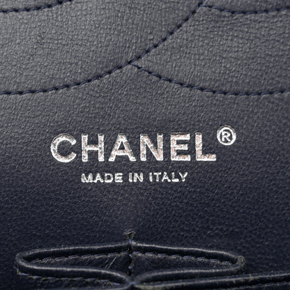 Chanel Aged Calfskin Quilted 2.55 Reissue 227 Flap Navy Blue 6 of 13