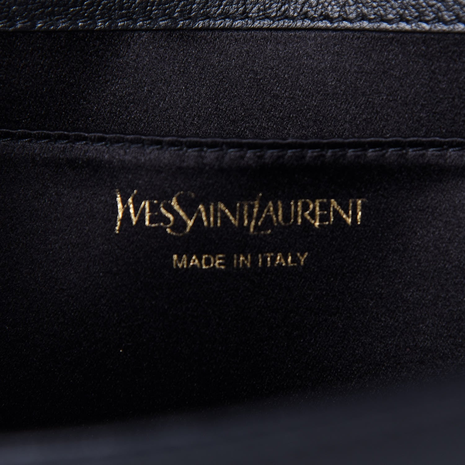 Saint Laurent Calfskin Monogram Large Belle De Jour Clutch Black 6 of 13