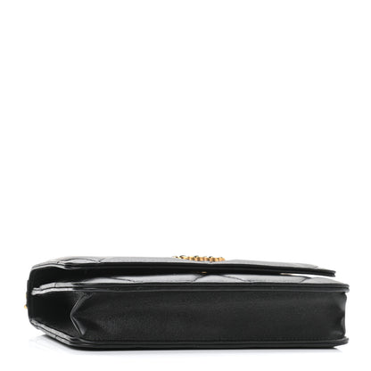 Chanel Lambskin Quilted Chanel 19 Wallet On Chain WOC Black 4 of 11