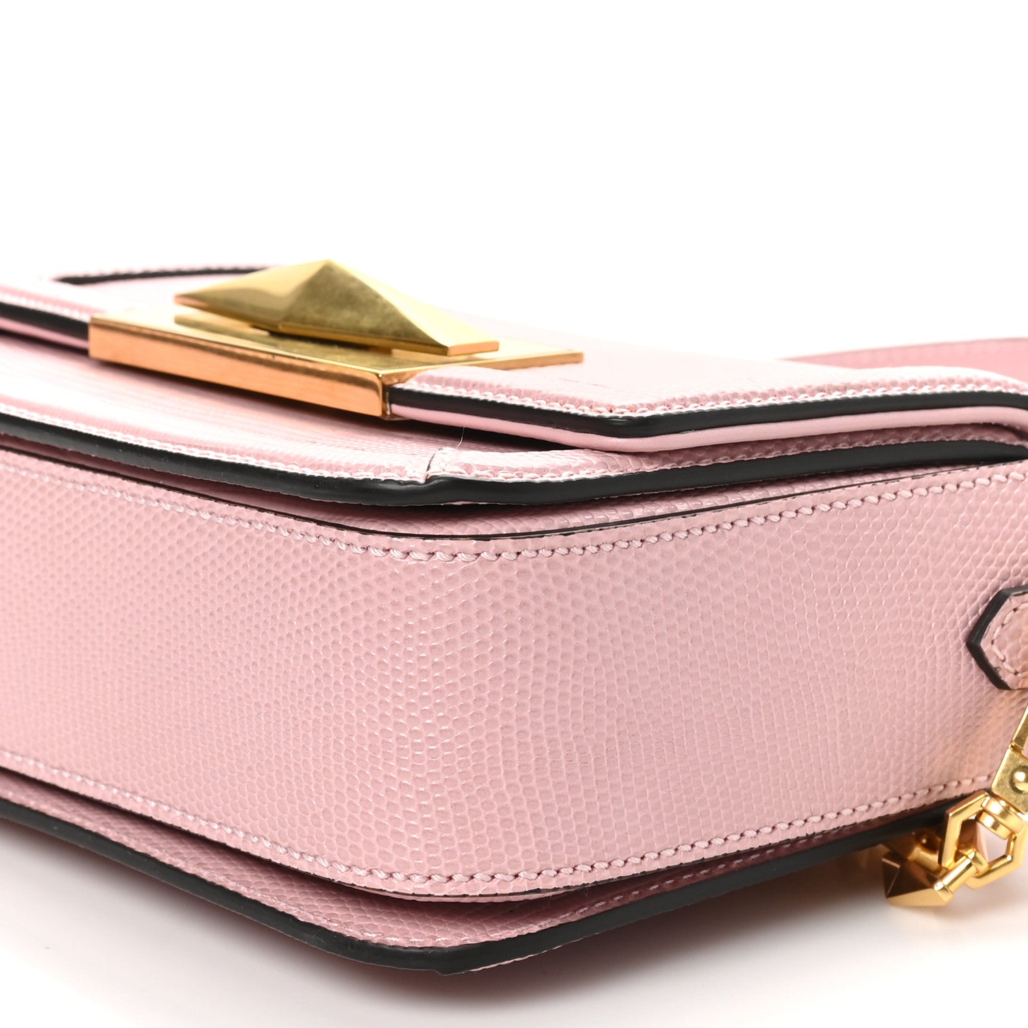 Jimmy Choo Lizard Embossed Diamond Crossbody Bag Pink 1747876