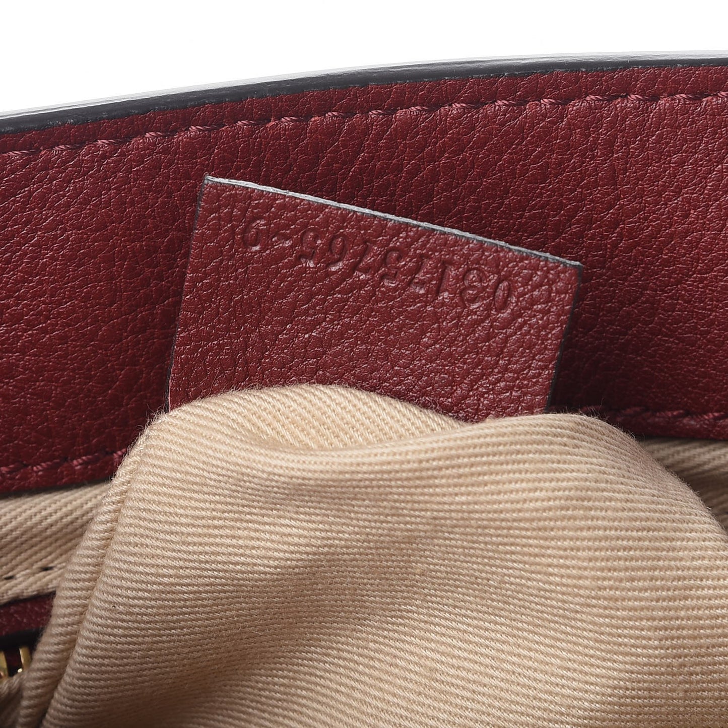 Suede Calfskin Medium Faye Backpack Sienna Red