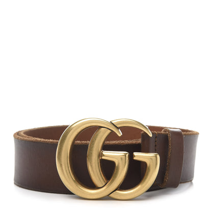 Gucci Faded Calfskin Double G 40mm Belt 80 32 Cuir 1 of 6