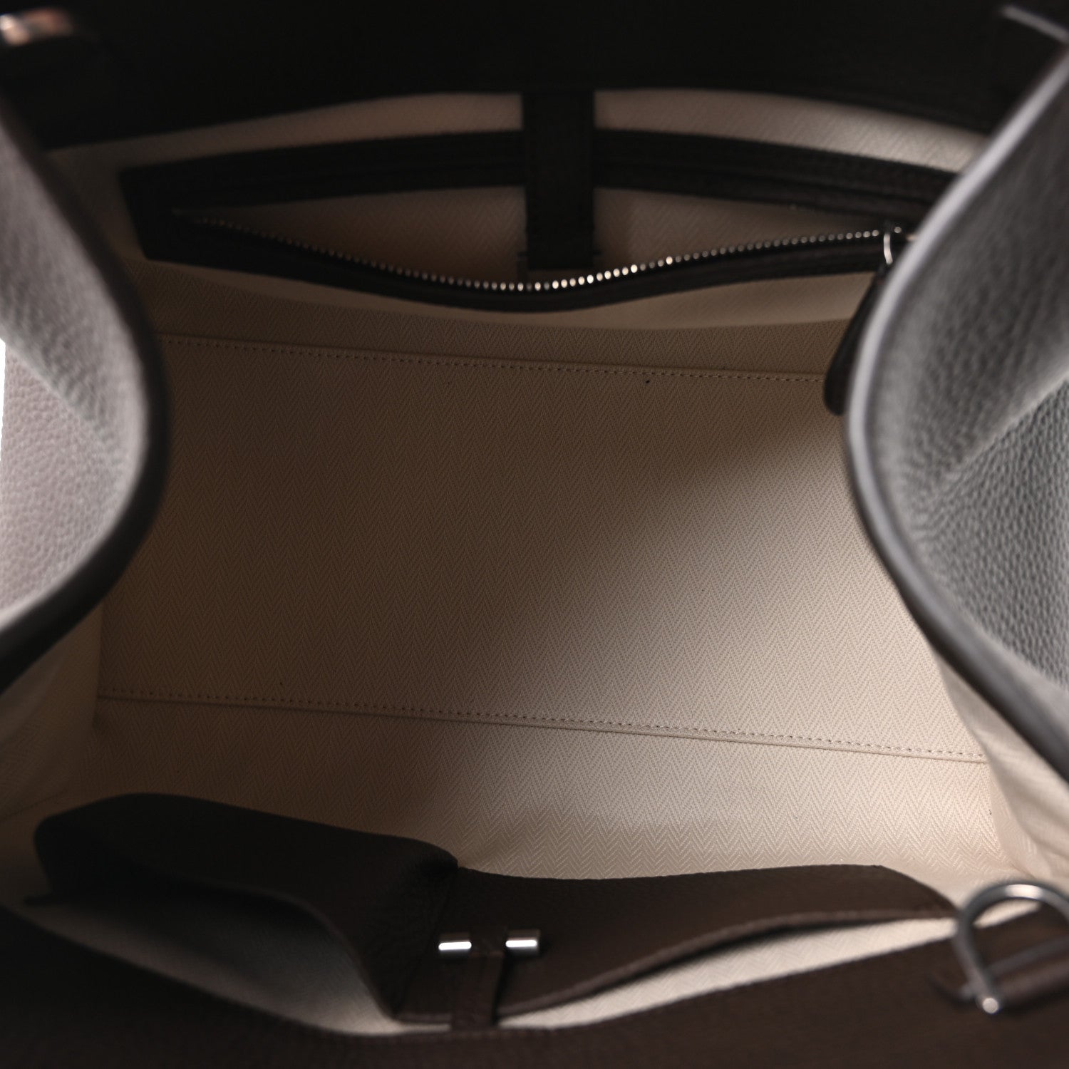 The Row Matte Grained Calfskin Soft Margaux 12 Deep Brown 5 of 9
