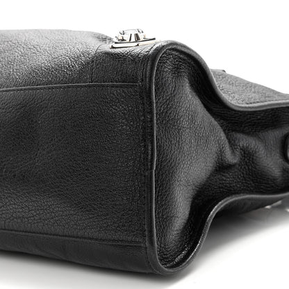 Balenciaga Chevre Silver Metallic Edge Hardware City Black 10 of 12