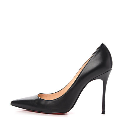 Christian Louboutin Kid Decollete 554 100 Pumps 37.5 Black 1 of 10