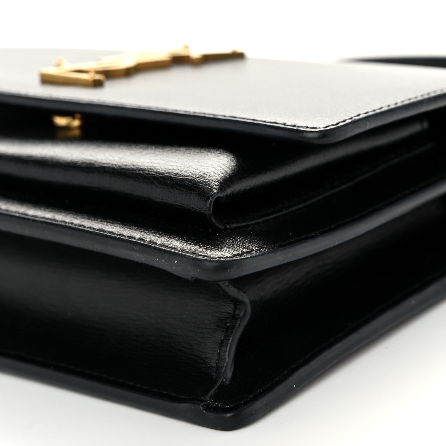 Saint Laurent Calfskin Monogram Sunset Chain Wallet Black 9 of 9