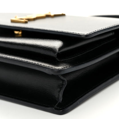 Saint Laurent Calfskin Monogram Sunset Chain Wallet Black 9 of 9