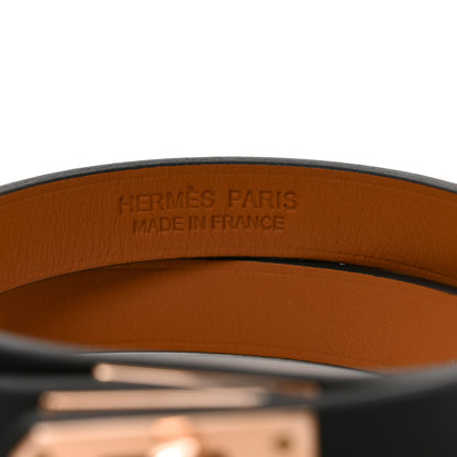 Hermes Swift Mini Kelly Double Tour Bracelet T2 Black 4 of 7