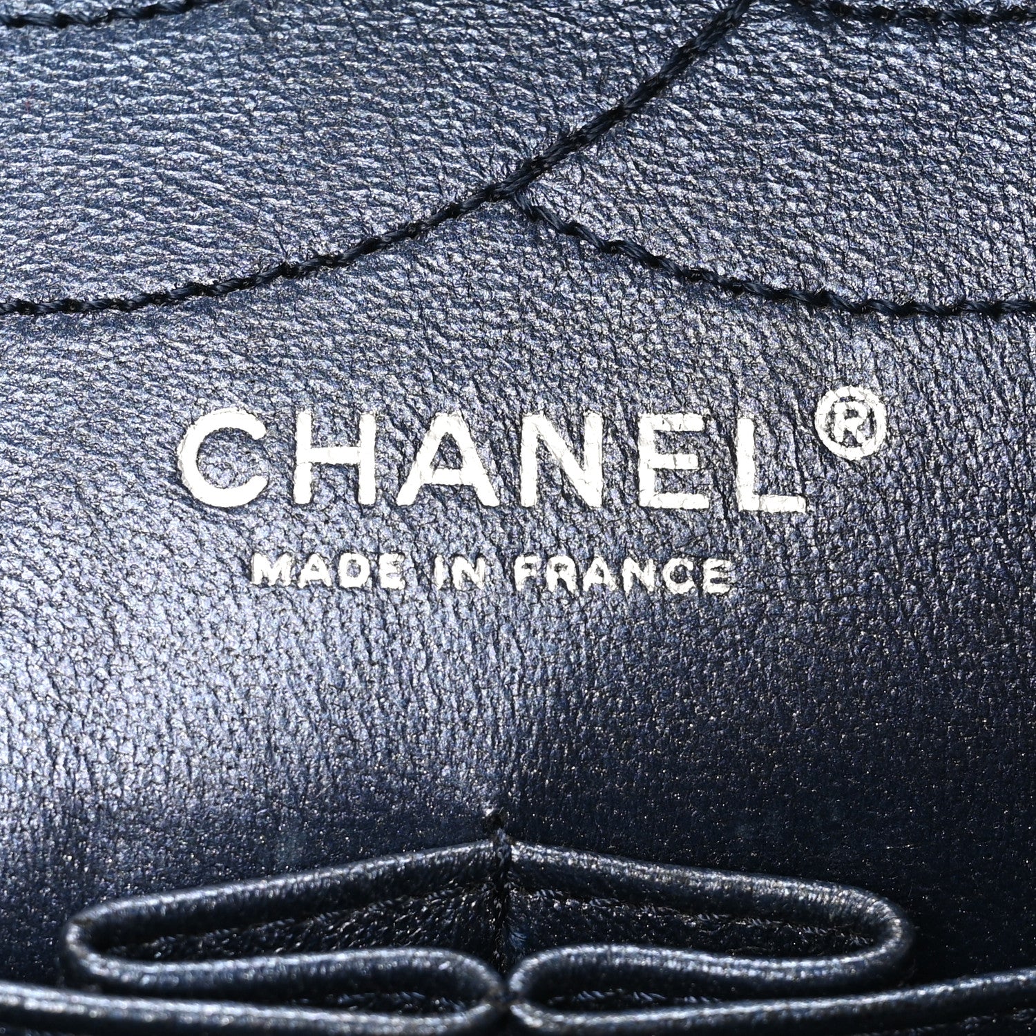 Chanel Metallic Aged Calfskin Quilted 2.55 Reissue 227 Flap Blue 6 of 11