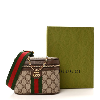 Gucci GG Supreme Monogram Web Ophidia Belt Bag 110 44 Dark Brown 10 of 10
