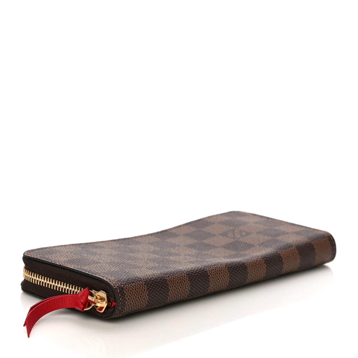 Louis Vuitton Damier Ebene Clemence Wallet Cherry 4 of 12