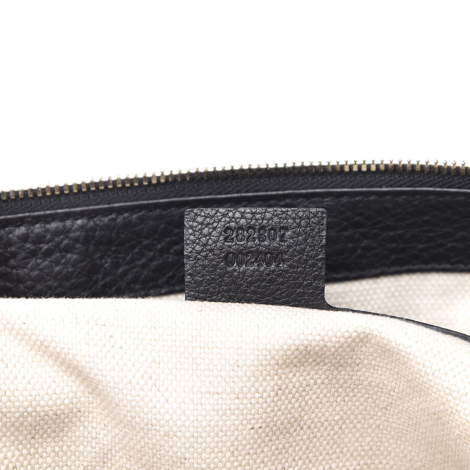 Gucci Pebbled Calfskin Small Soho Top Handle Bag Black 7 of 9
