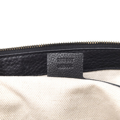Gucci Pebbled Calfskin Small Soho Top Handle Bag Black 7 of 9