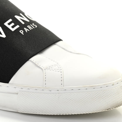 Givenchy Calfskin Band Logo Womens Urban Street Sneakers 39.5 White Black 15 of 17
