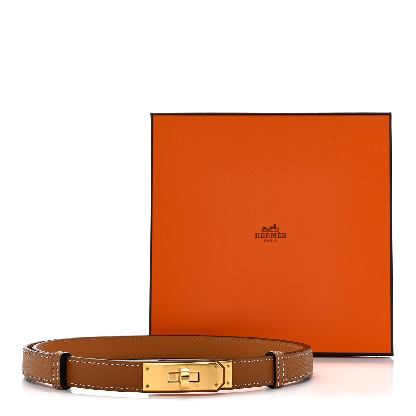 Epsom Kelly Belt Gold