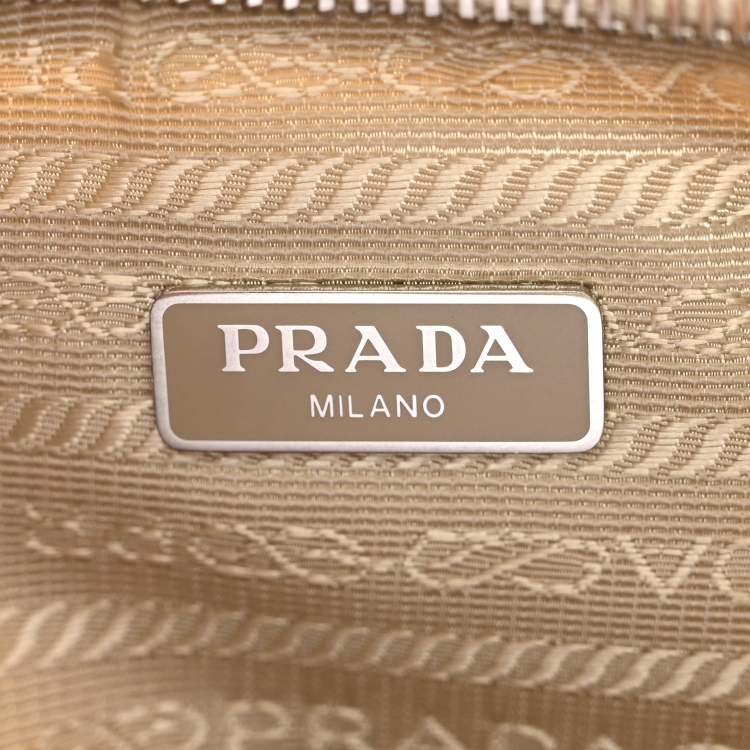 Prada Re-Nylon Saffiano Mini Re-Edition 2005 Bag Deserto 6 of 12