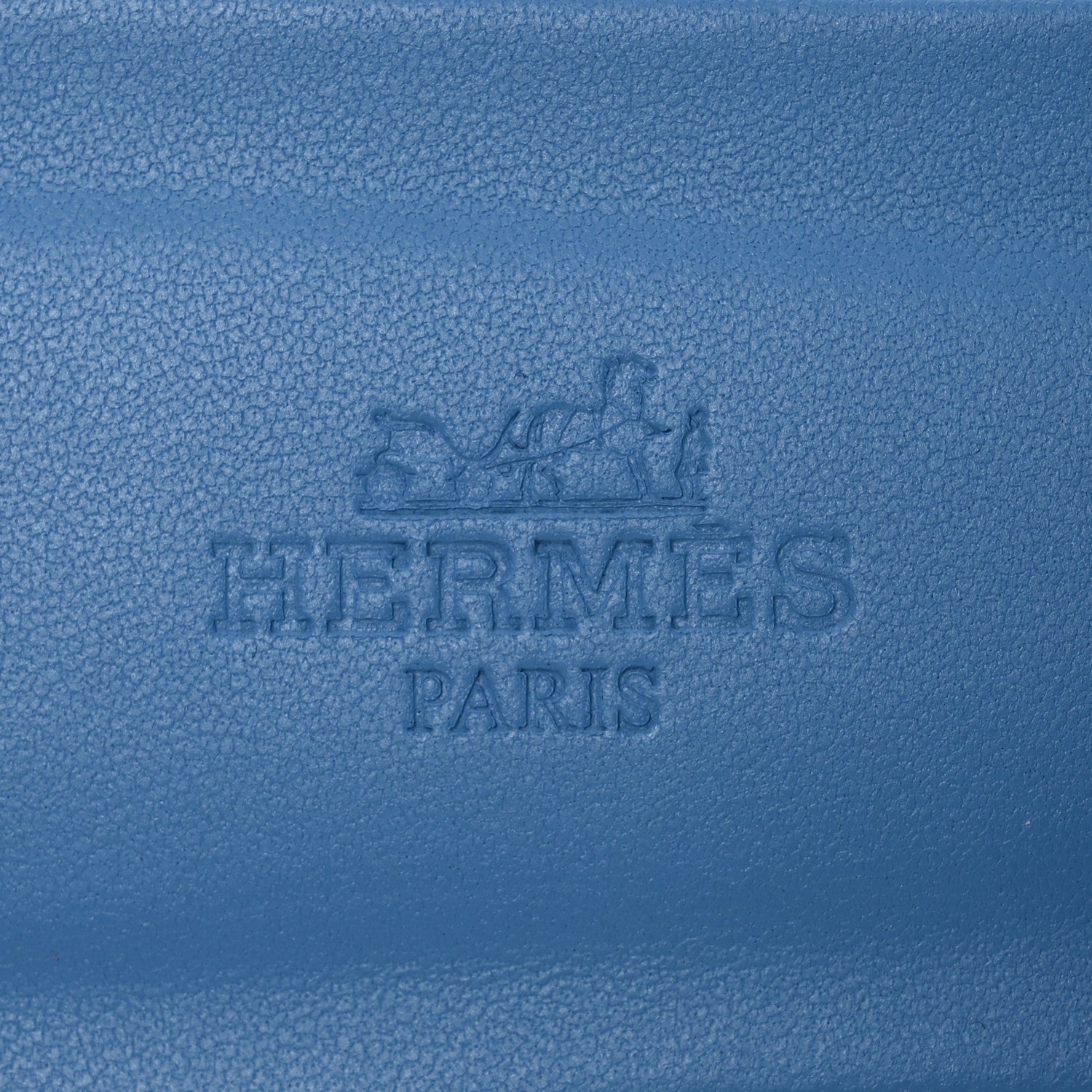 Hermes Box Calfskin Oran Sandals 38.5 Bleu Cameo 9 of 12
